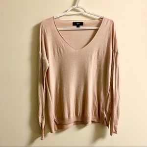 Medium light pink blush sweater